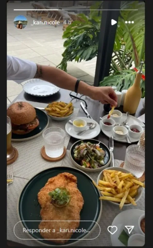 La publicación de la pareja de Diego Campos.