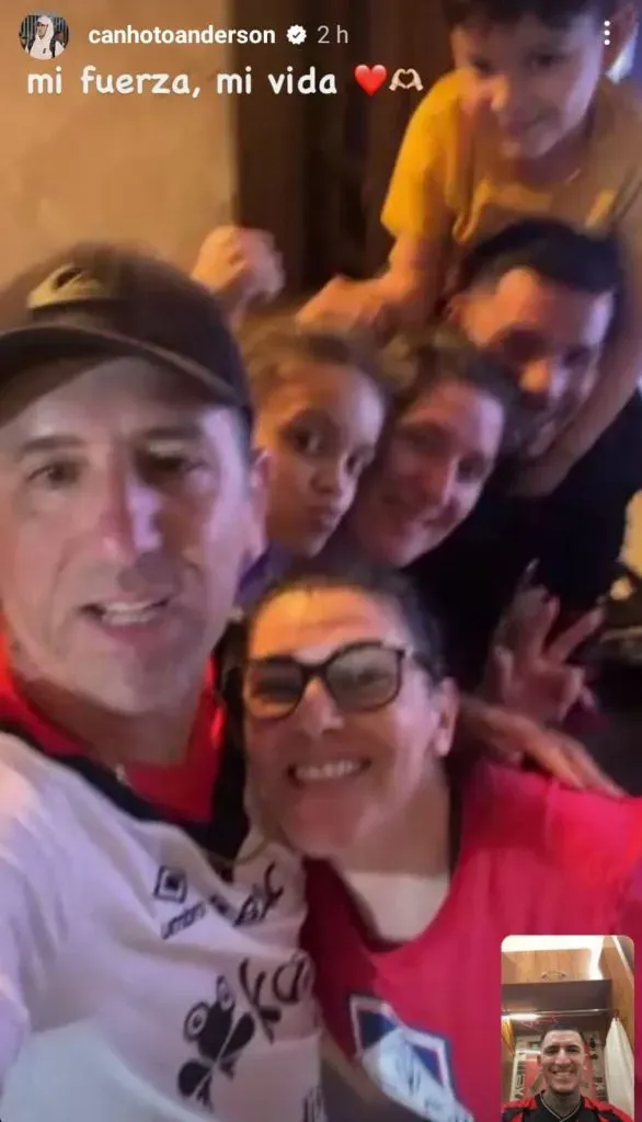 Anderson Canhoto y la historia que subió en redes sociales.