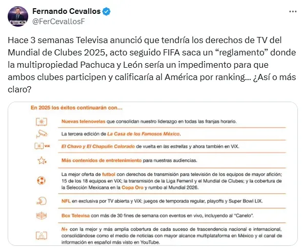 La denuncia de Cevallos que perjudica a Alajuelense. (Twitter)