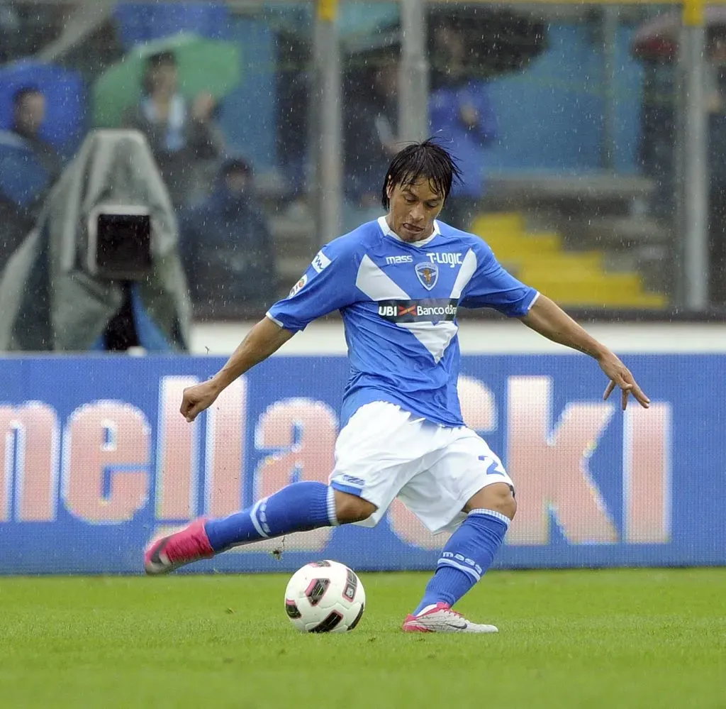 Gilberto Martínez defendió los colores del Brescia en la Serie A (Getty).