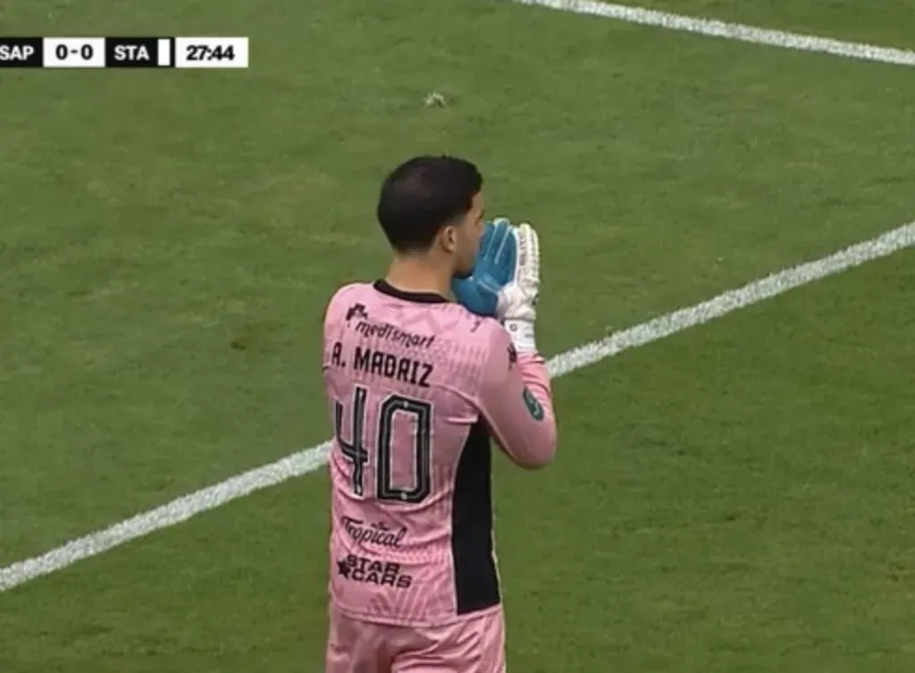 Madriz reemplazó a Alvarado en la primera mitad (FUTV).