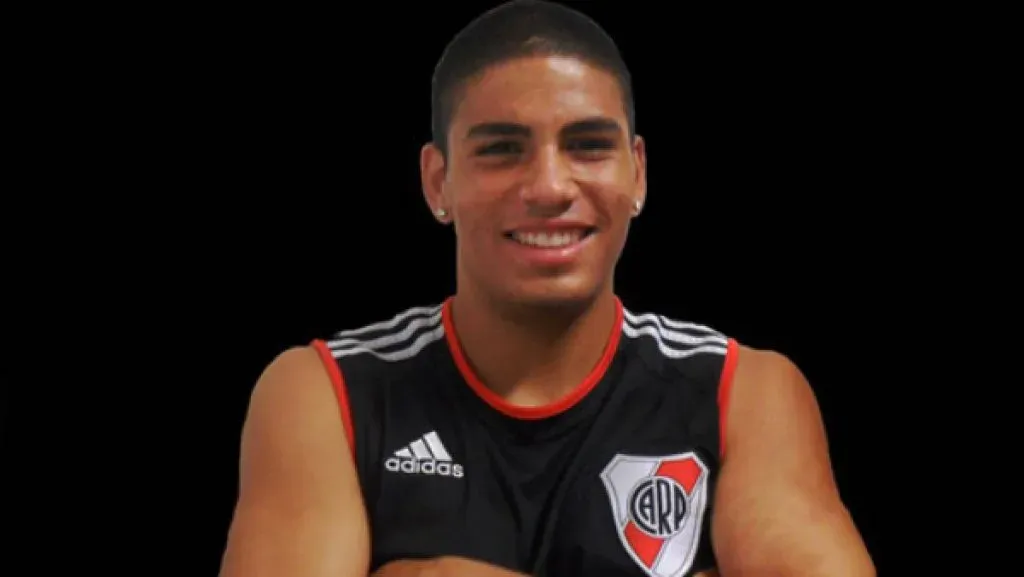 Gabriel Leiva durante su paso por River Plate (Diez).