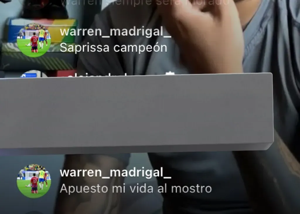 Madrigal confía en Saprissa (Instagram).