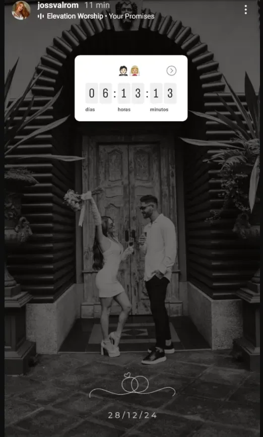 La historia de Joseline Valverde (Instagram).