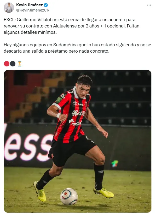 Kevin Jiménez adelantó, una vez más, la información. (X.com)