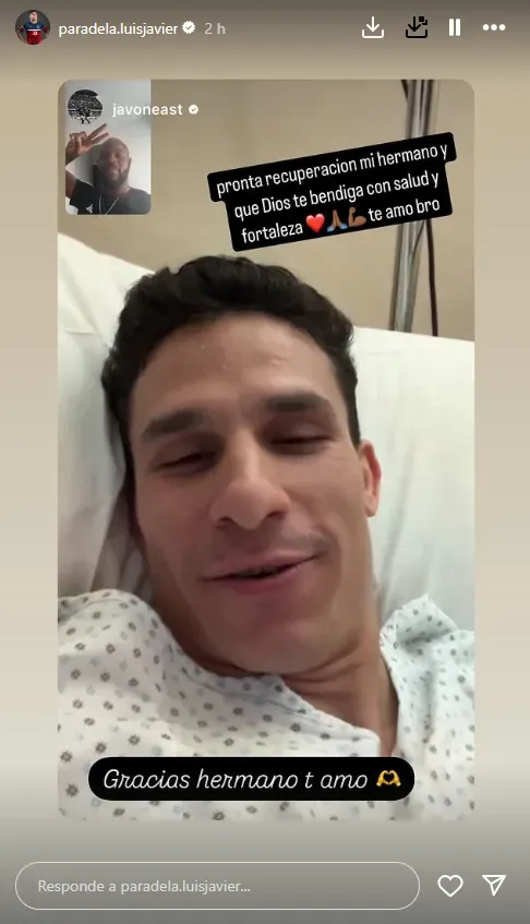 Y la respuesta de Luis: “Gracias hermano, te amo”.