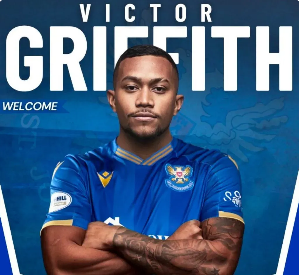 La imagen que publicó St. Johnstone para hacer oficial el fichaje.