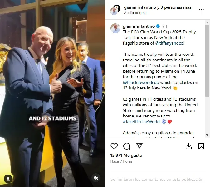 El anuncio de la FIFA tras el reclamo de Alajuelense. (Instagram)