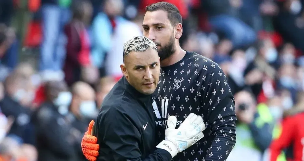 Navas y Donnarumma, viejos tiempos en PSG.