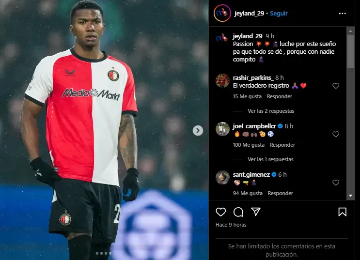 Jeyland Mitchell en su cuenta oficial de X.