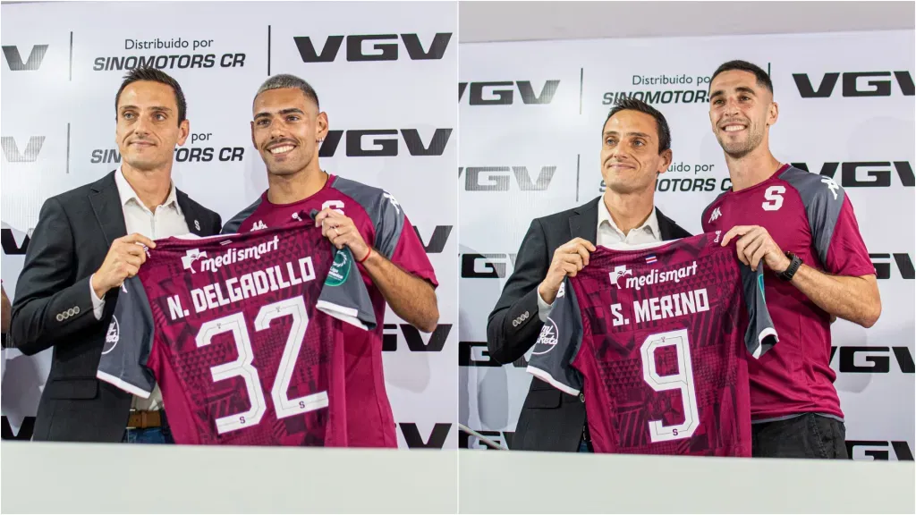 Es inminente la habilitación de Nicolás Delgadillo y Sabin Merino. (Fotos: Saprissa)