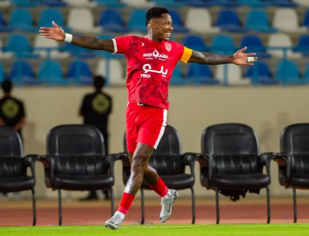 Romell Quioto es el máximo goleador de su equipo en Arabia (Foto: Al-Arabi SC)