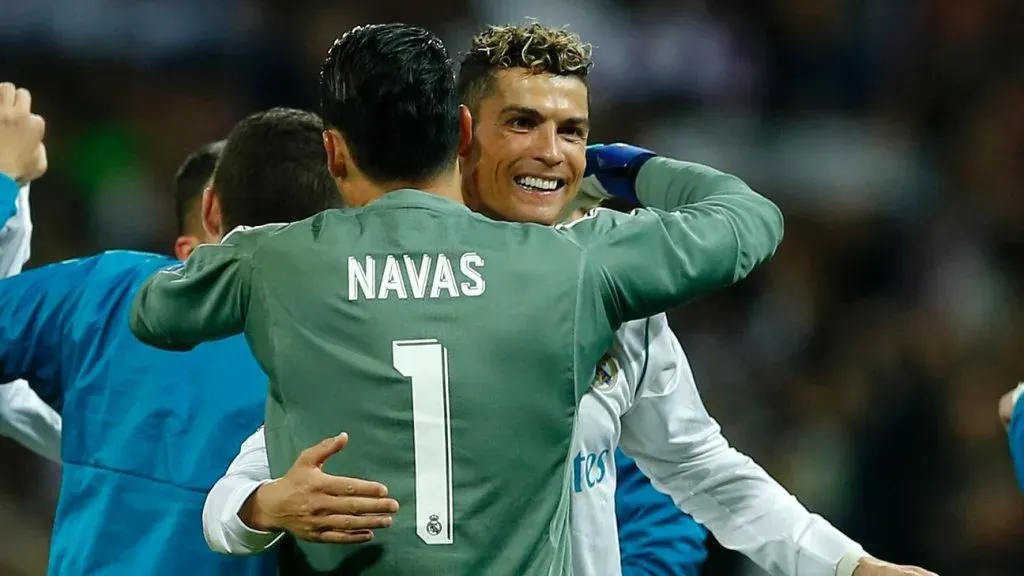 Keylor Navas y Cristiano Ronaldo / Getty