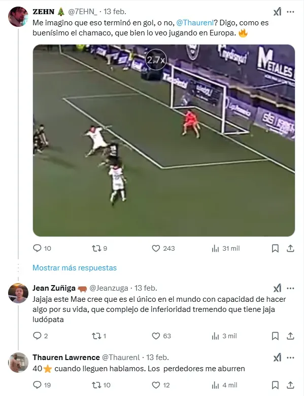 El video que desató la polémica y la respuesta de Lawrence padre. (X.com)