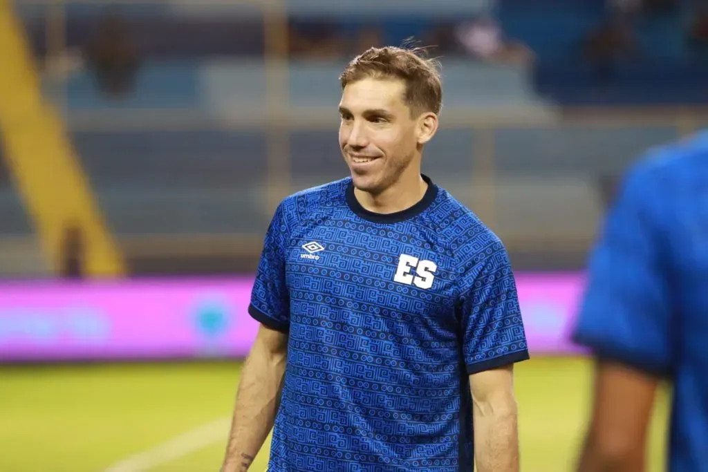 Pablo Punyed con El Salvador. (Foto: Fesfut)