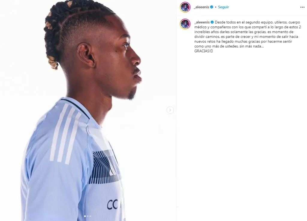 Alenis Vargas escribió emotivo mensaje en sus redes sociales para despedirse del Kansas City.