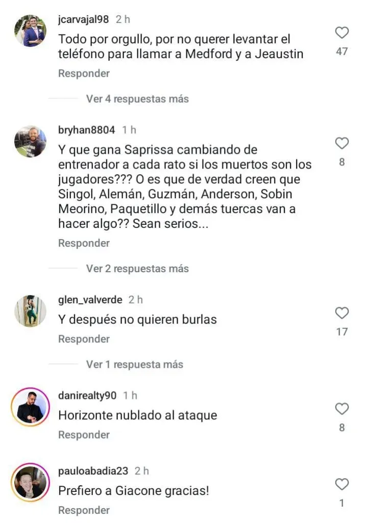 (Foto: captura del post de ESPN en Instagram con el tweet de Daniel Murillo)