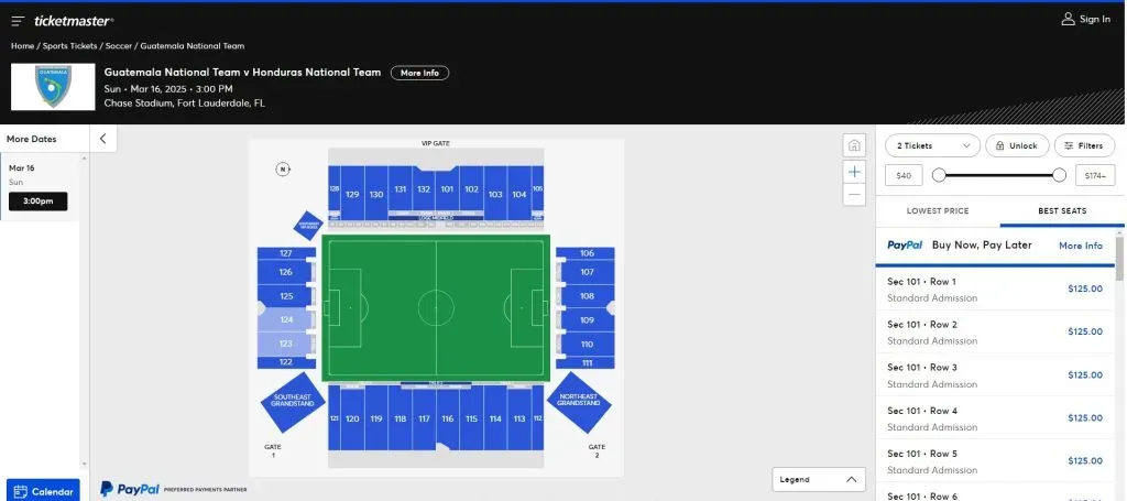 Ya están disponibles los boletos para el Honduras vs Guatemala.