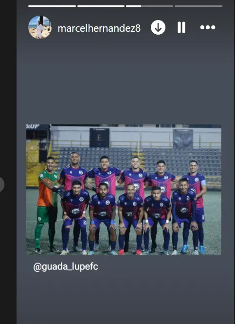 La historia de Marcel Hernández (Instagram).