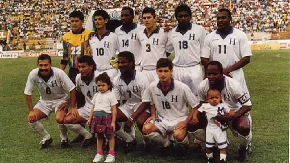 El equipo de Honduras en 1992. (Foto: Diario Más)