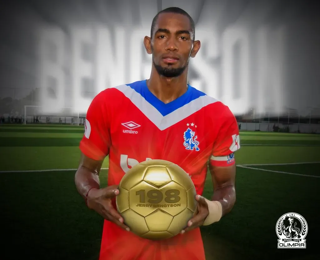 Jerry Bengtson es el máximo goleador en la historia de la Liga Nacional. (Foto: Club Olimpia)