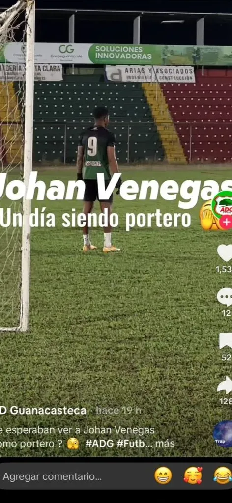 Johan Venegas mostró un talento oculto (ADG/TikTok).