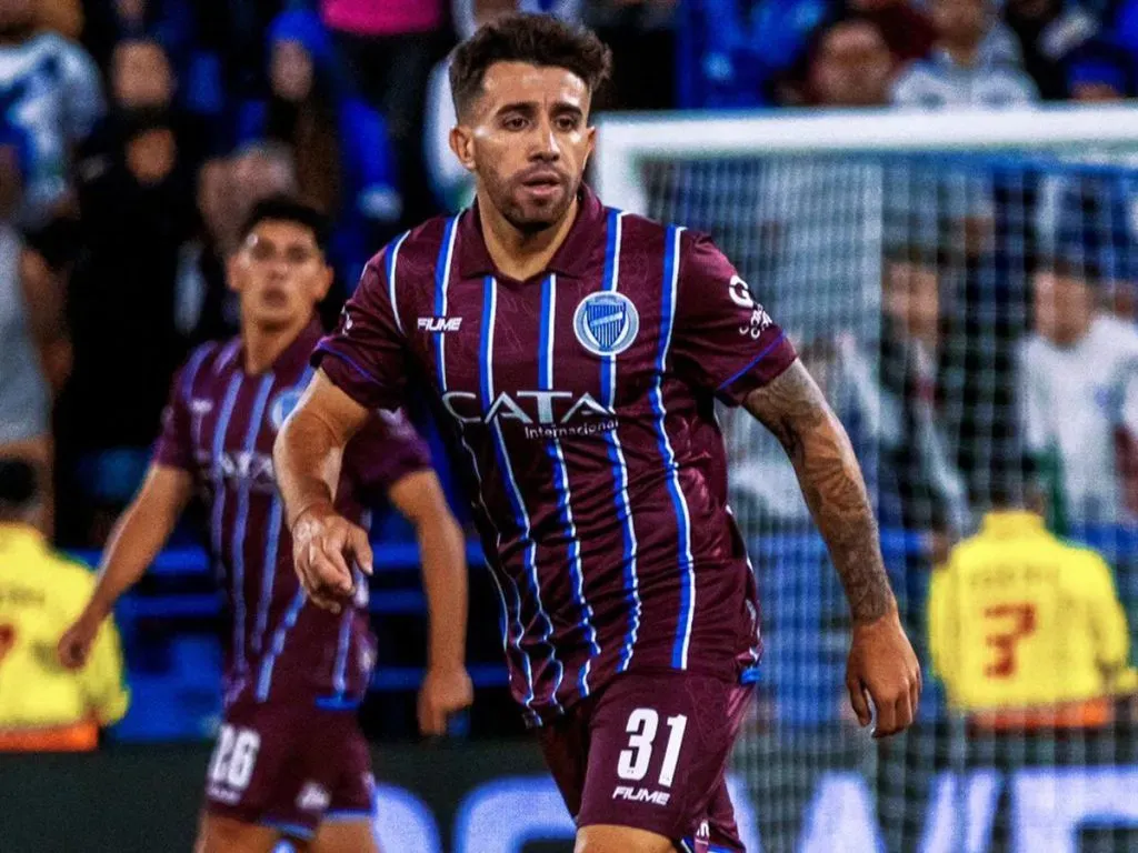Agustín Auzmendi no ha podido marcar goles desde su llegada a Godoy Cruz.
