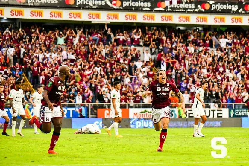 La imagen original del gol del cubano (Saprissa).