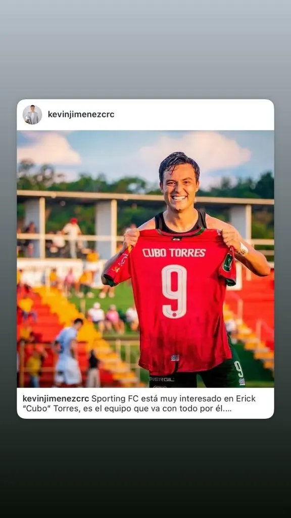 La historia de Cubo Torres (Instagram).