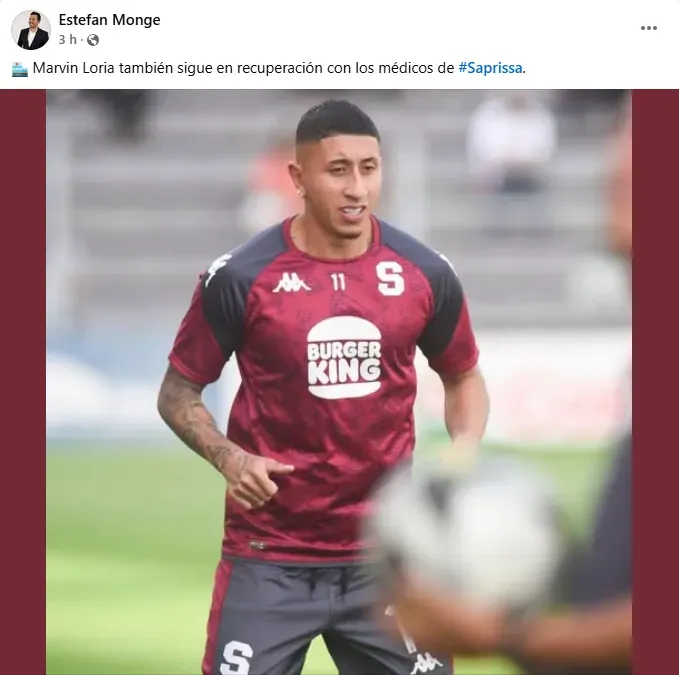 La información de Estefan Monge. (Facebook)
