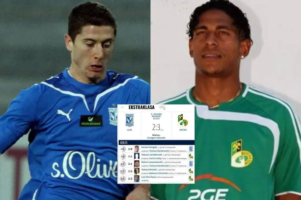 Carlo Costly puede presumir de que en su carrera le ganó un partido a Lewandowski en Polonia.