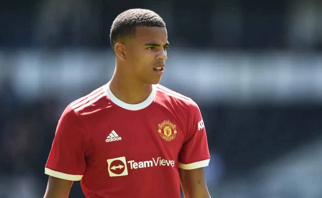 Mason Greenwood cuando jugaba en el Manchester City