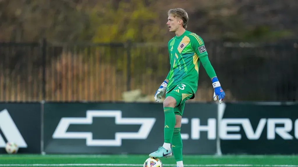 JD Gunn en la MLS Next Pro. (Foto: New England Revolution)