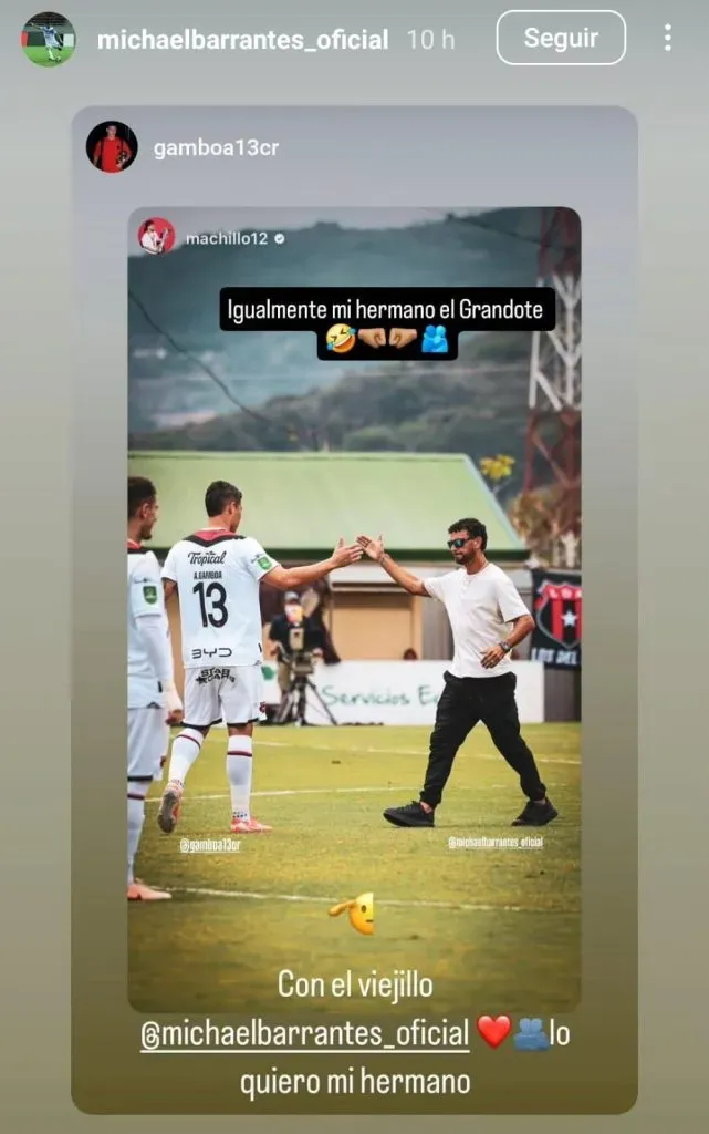 La historia de Michael Barrantes (Instagram).