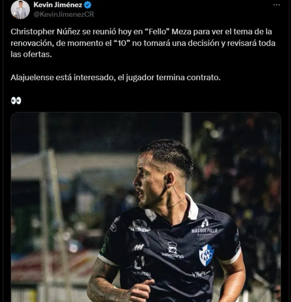 Christopher Núñez no definió su futuro.