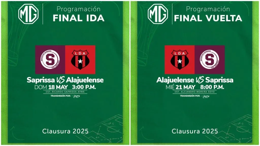 Así se disputará la final del Clausura 2025.