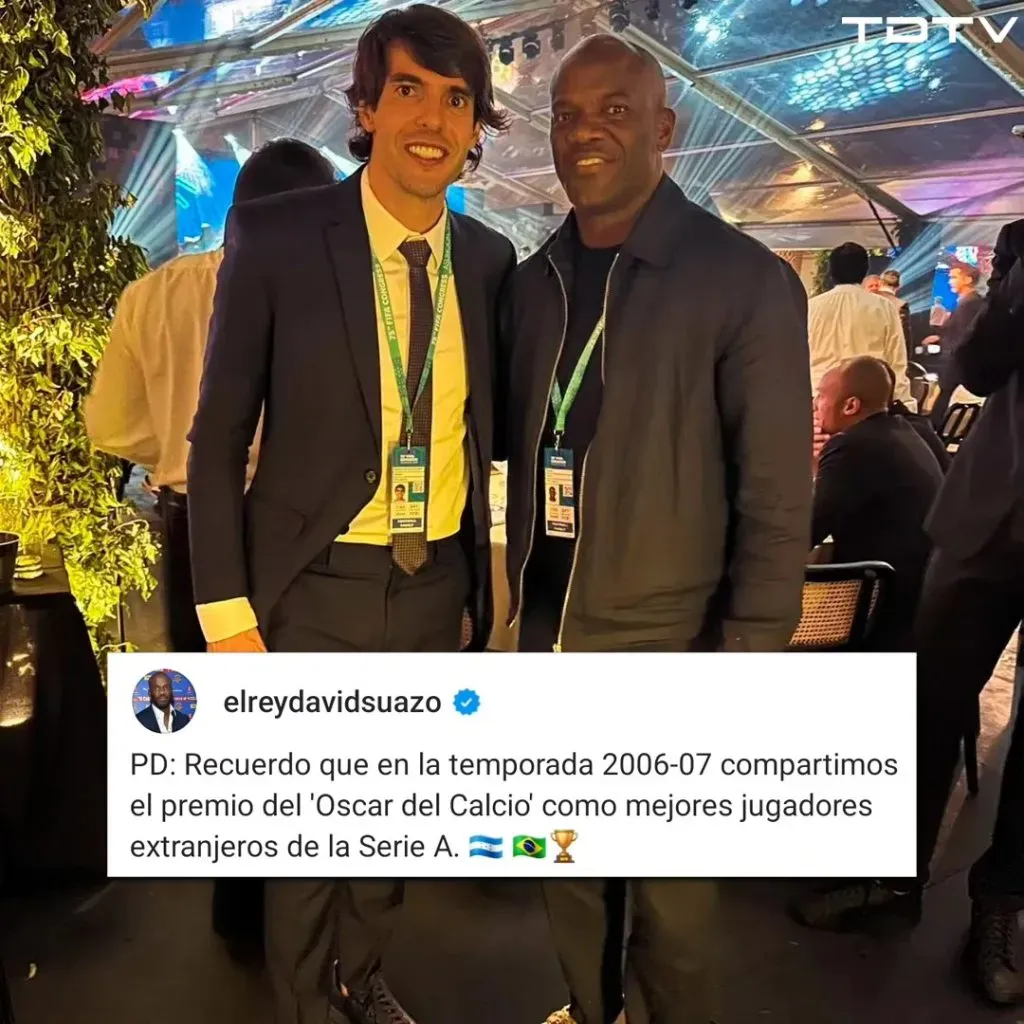 Este fue el mensaje que David Suazo dejó con el asistente que Ancelotti tanto quiere en Brasil. Imagen: TDTV.