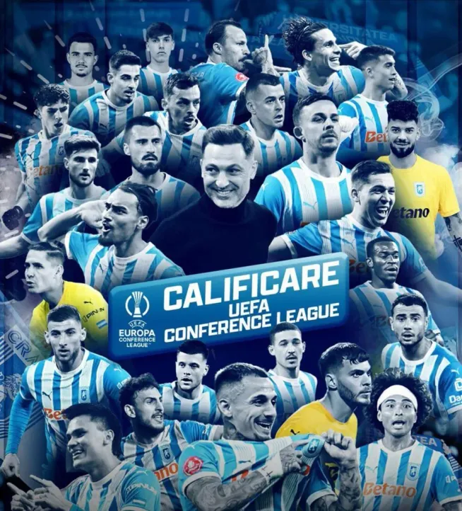 El U Craiova jugará la Conference League (U. Craiova).