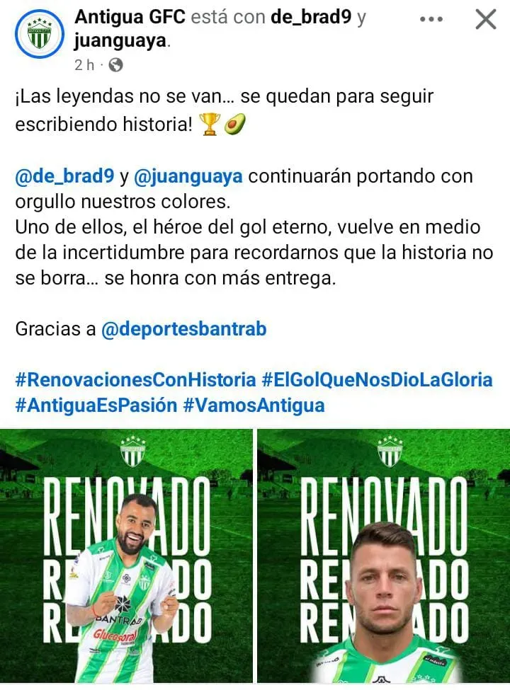 (Foto: Antigua GFC)