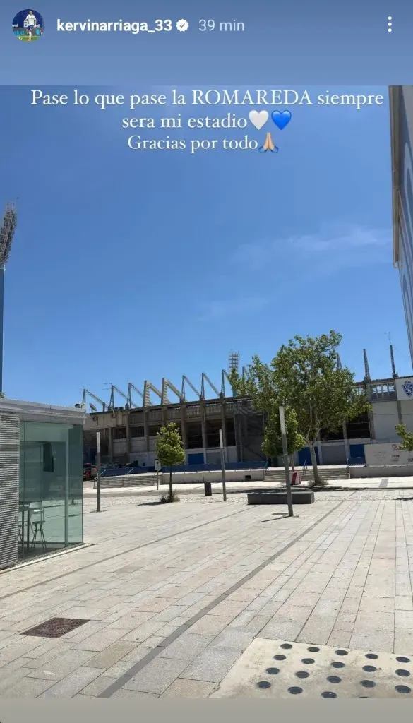 Este fue el mensaje que dejó Kervin Arriaga y que tiene preocupado al Zaragoza.