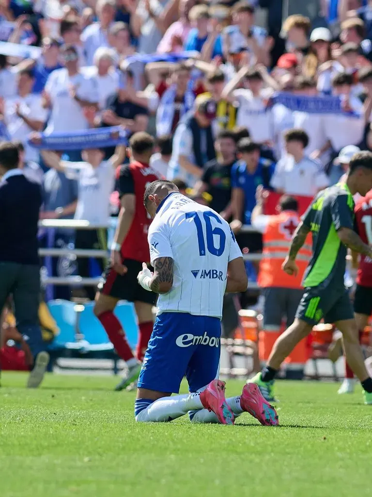 Arriaga dio lo mejor de sí en el poco tiempo que jugó en el Zaragoza. Anotó un gol ante Huesca.