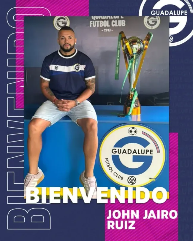 John Jairo Ruiz ya tiene un nuevo hogar (Instagram / Guadalupe).