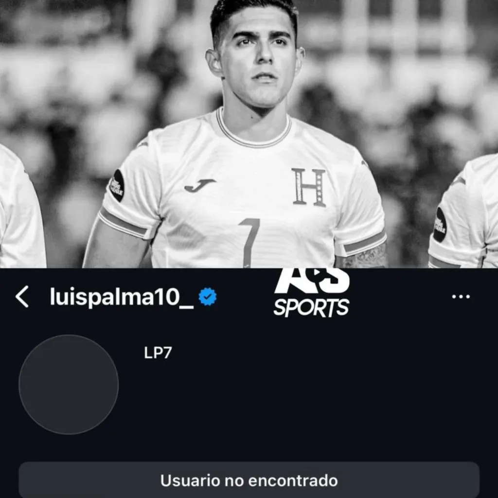 Luis Palma ha borrado sus redes sociales luego de la paliza 0-6 ante Canadá.