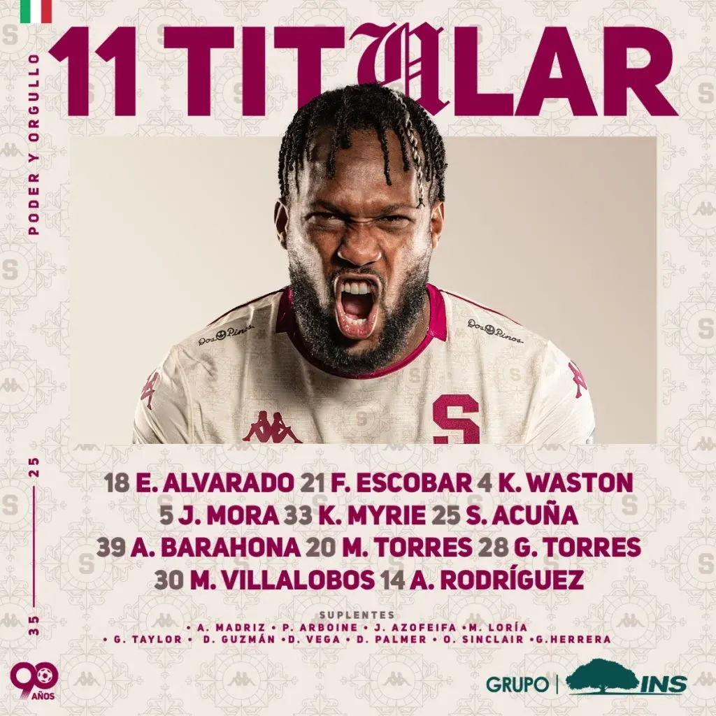 El primer 11 de Chope en la temporada.