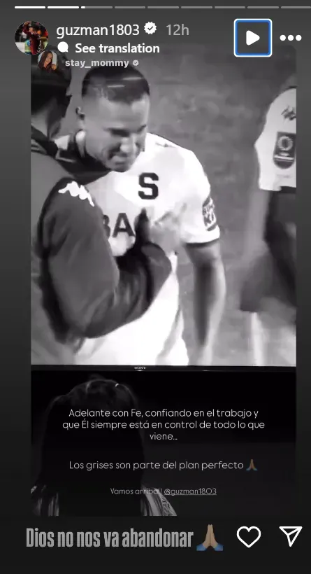 Guzmán se encomienda a Dios.