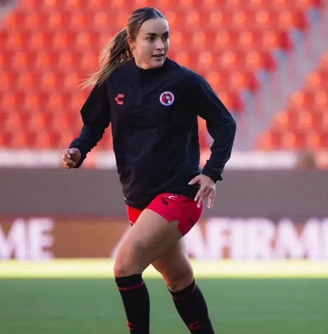 Melissa Herrera viene de jugar en el Tijuana de México (Instagram).