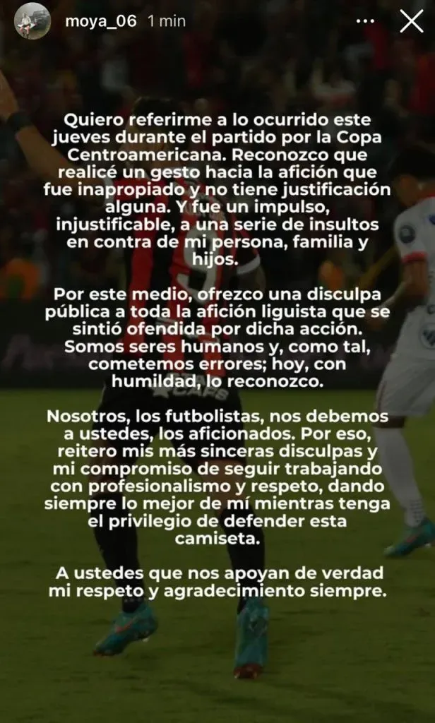 Instagram de Jonathan Moya