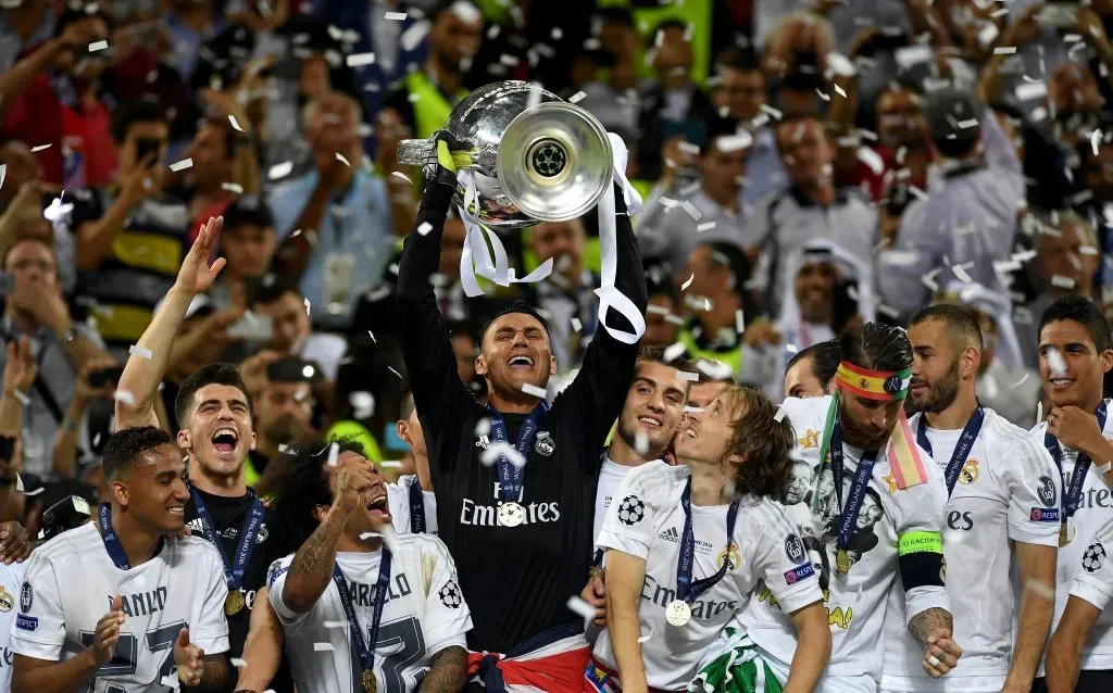 Keylor Navas levantó tres Champions League al hilo (Getty Images).