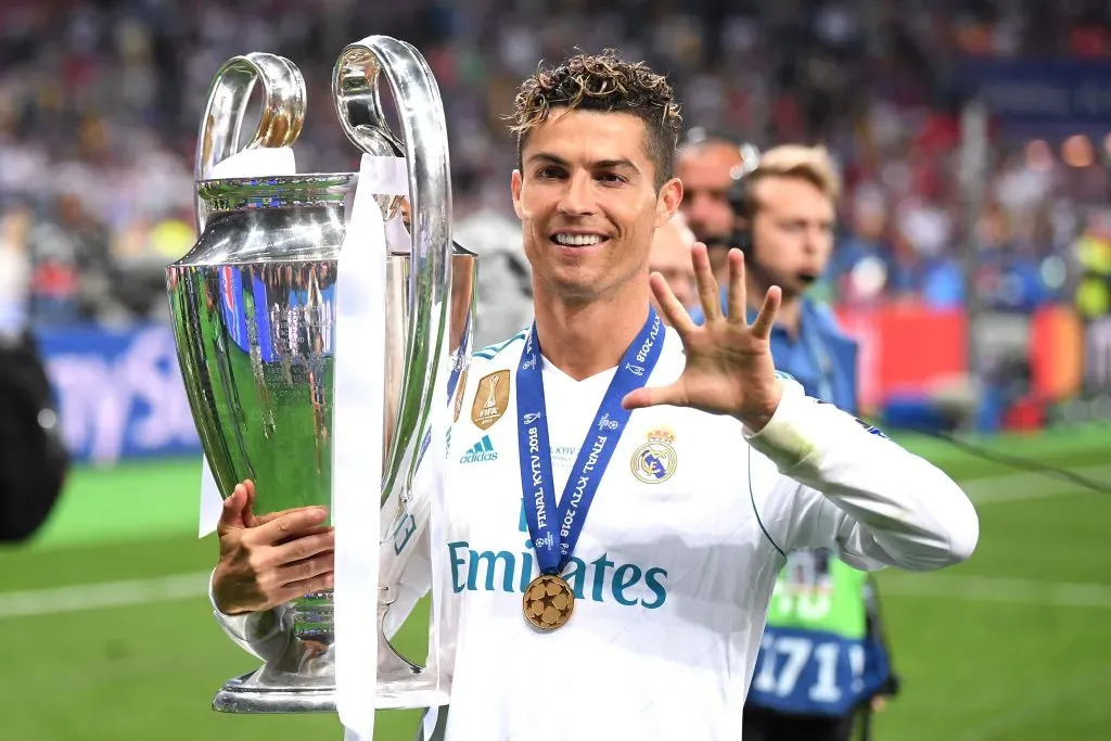Cristiano Ronaldo, máximo goleador en la historia del fútbol (Getty Images).