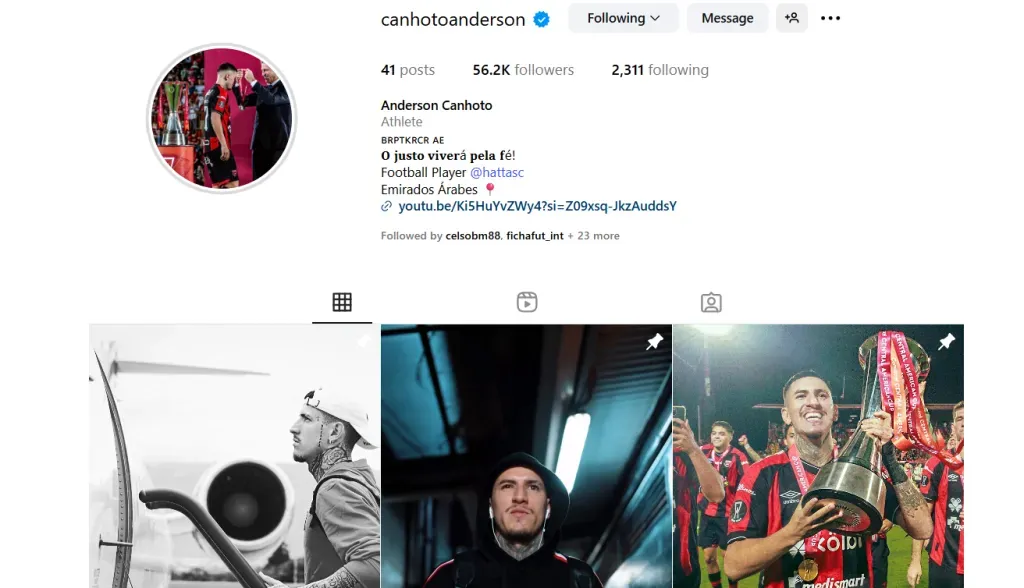 Canhoto tiene presente a Alajuelense.